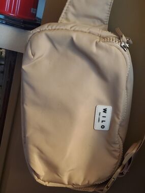 WILO THE LABEL Cream BELT Bag